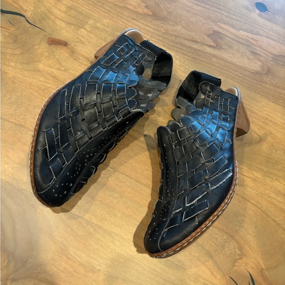 Rieker Sina 78 Heel Schwarz Black (Women's) Size 39 Euro, US 8 - Picture 4 of 9